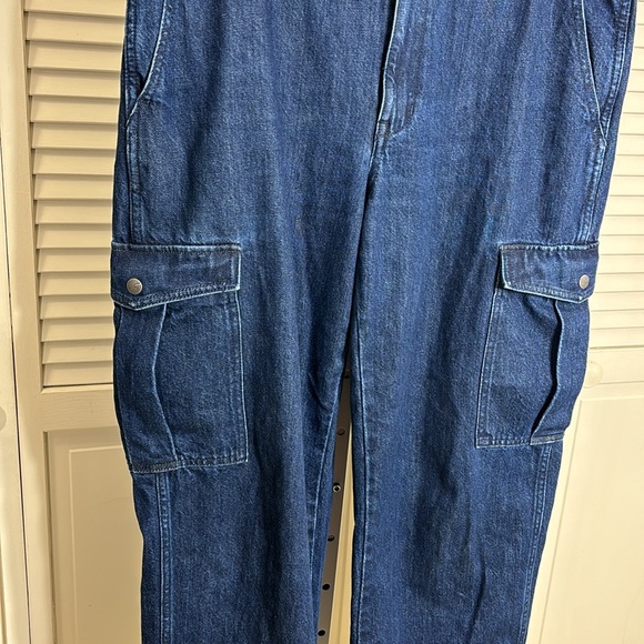 Madewell Low-Slung Straight Cargo Jeans in Martindale Wash Size 31 - Picture 9 of 16
